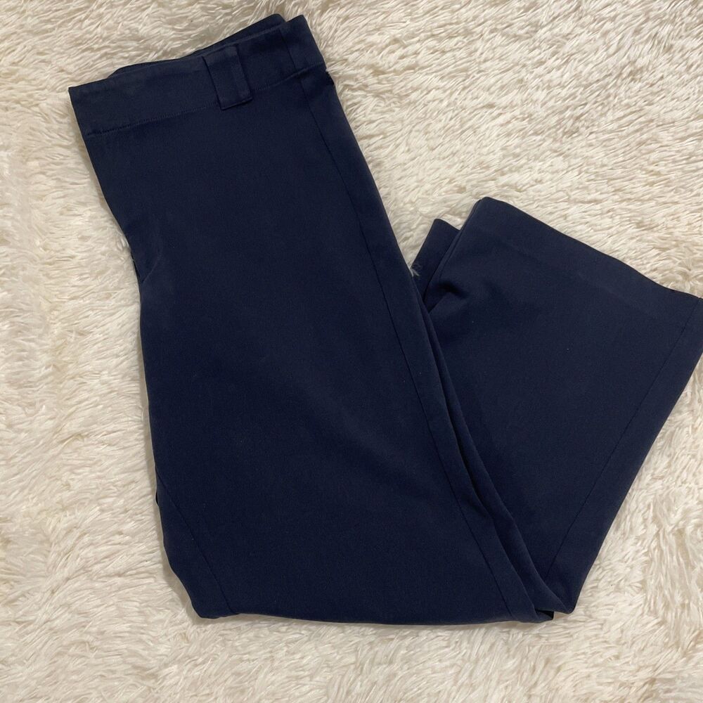 NIC+ZOE Women's Pants Sz 16 NIC + ZOE Demi Boot Ankle Plaza Pant Blue